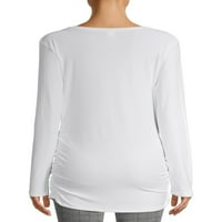 Vremenski i tru ženska majica s dugim rukavima V-izreza