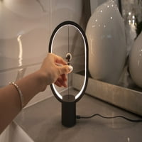 Mini plastična lampa za punjenje putem abound-a, Tamno siva