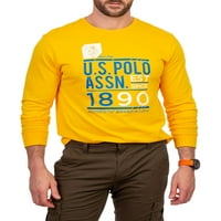 S. Polo ASN.Muška grafička majica dugih rukava