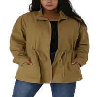 Jedinstvene ponude ženskog plus veličine struka za zaštitu od struka za zip-up jakna