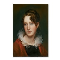 Zaštitni znak likovna umjetnost 'Portret Rosalba Peale' Canvas Art by Rembrandt Peale