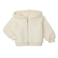 Wonder Nation Baby and Toddler Girls Zip-front jakna, veličine 12m-5T