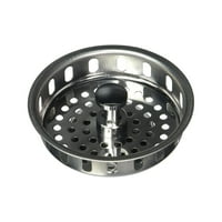 Highcraft kuhinjski sudoper košarice zamjena za standardne odvode od nehrđajućeg čelika - s oljenom čeličnim zatvaračem