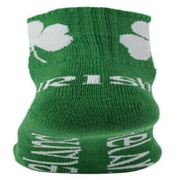 Irski dan svetog Patrika zelene četvrtine čarapa - Donegal Bay - unise - jedna veličina - četvrtina