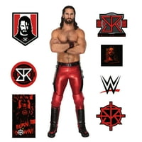 Fathead Seth Rollins - X -Large Službeno licenciran WWE uklonjivi zidni naljepnica