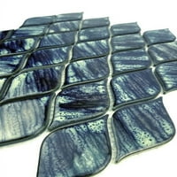 Abolos- monet Tiffany Lantern 12 12 porculanska pločica u tamnoplavoj boji