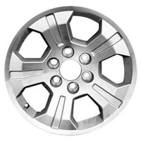 Kai 8. Obnovljeni OEM kotač od aluminijske legure, sav oslikani lagani ugljen, odgovara - Chevrolet Silverado 1500
