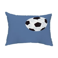 Jednostavno Daisy, 14 20 nogometna kuglica plava sažetna dekorativni vanjski jastuk