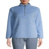 Ženski sportski pulover s patentnim zatvaračem