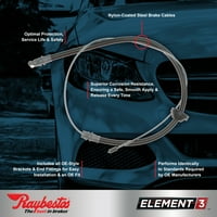 Raybestos Element kočni kabeli, BC odgovara odabiru: 1998- Nissan Frontier