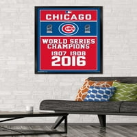 Chicago Cubs - Poster Wall Champions, 22.375 34 uokviren