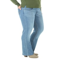 Ženski vitki rastezljivi bootcut jean