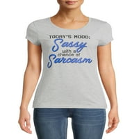 Sassy Sarcasm Juniors majica s kratkim rukavima