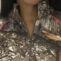 Realtree ženska flis performans camo zip jakna