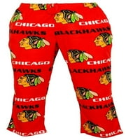 Chicago Blackhawks nhl fasada muški mikro runo pijama hlače