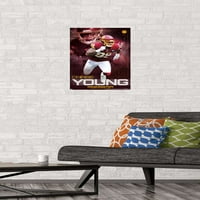 Nogometni tim Washingtona - Poster Chase Young Wall, 14.725 22.375