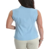 Ženska traper košulja bez rukava