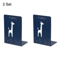 Jedinstvene ponude Metal Bookend s žiraffe l oblik Dizajn 5.35 x3.74 x7.68 Bijeli set