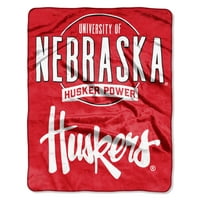 Nebraska Cornhuskers Silk Touch 55 70 bacajte pokrivač, svaki