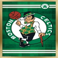 Boston Celtics - Poster zida logotipa, 14.725 22.375