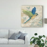Zaštitni znak likovna umjetnost 'Parrot Society I' platna umjetnost Louise Montillio