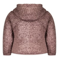 Jakna od džempera od flisa obložena Šerpom za djevojčice u veličinama 4-16