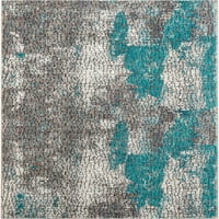 Dobro tkani rajski Šarm Vintage pastelne jugozapadne plave boje 2'7 9'10 prostirka za trčanje