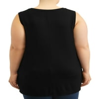 Ženska majica za ljuljanje veličine & veličine plus