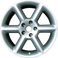 Obnovljeni OEM aluminijski legura kotača, srebro, odgovara 2003-Nissan 350Z