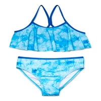 Wallflower Girls vezan bojom za bikini kupaći kostim s UPF-om 50, 2-komad, veličine 4-16