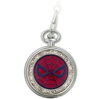 Spider-Man muški srebrni džepni sat