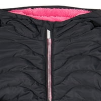 Donja jakna za djevojčice s podstavom od krzna, veličine 4-16