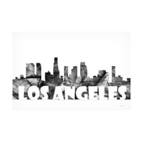 Zaštitni znak likovna umjetnost CityScape Canvas Art 'Los Angeles Skyline BG' Marlene Watson