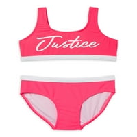 Justice Girls logotip za benzin bikinija, veličine 5-18