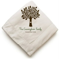 Personalizirana deka od šerpe s obiteljskim stablom, stilovi koje možete odabrati
