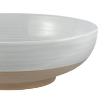 Zdjela za posluživanje bijele porculanske pločice od bijele gline, unca