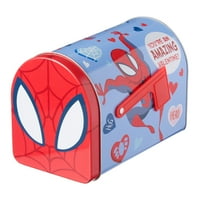 Licencirani limeni poštanski sandučić sa Spider-Manom i zastavicom veličine 3. 4.38