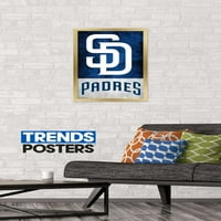 San Diego Padres - Poster zida logotipa, 14.725 22.375