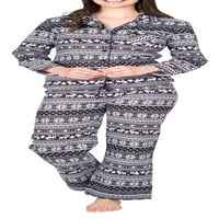 Blis ženske i žene plus spavanje pidžama s dugim rukavima