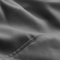 7-dijelna posteljina od mikrovlakana u tamnoplavoj i sivoj boji u torbi punoj