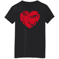 Grafička Amerika Valentinovo Hearts Holiday Love Ženska grafička kolekcija majica