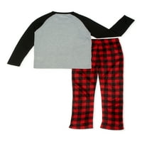 Spavanje na It Boys Fleece set pidžama, 2-komad, veličine 6-14