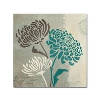 Chrysanthemums II Canvas Art by Wellington Studio