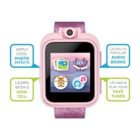 Playzoom Girls Smart Watch - Clear With Pink Glitter