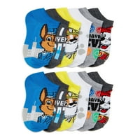 Super Mario Boys No Show čarape, 12-pack, veličine S-l