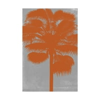 Zaštitni znak likovna umjetnost 'Kromatska palma IV' platno umjetnost Jennifer Goldberger