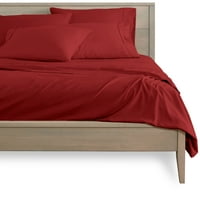 Komplet posteljine gola kuća, Mikrovlakana, dodatne jastučnice, Kraljevska, crvena