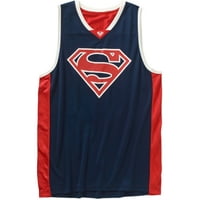 Muški licencirani košarkaški dres s uzorkom Supermana