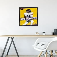 Minnesota Vikings - plakat Justin Jefferson Wall, 14.725 22.375 uokviren