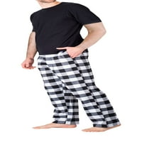 Muški san kratki rukavi flanel pidžama set hlača